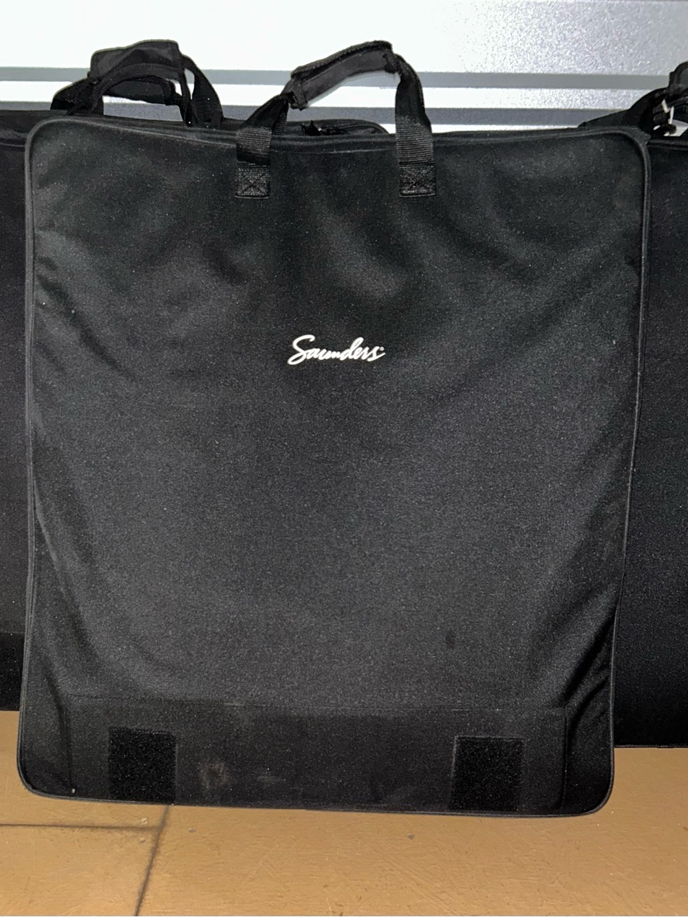 Saunders Lumbar Home Traction Device Back Therapy w/ Pump & Carry Case
